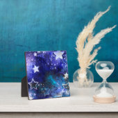 Weltraum-Hintergrund mit Sternen Fotoplatte (InSitu)