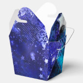 Weltraum-Hintergrund mit Sternen Geschenkschachtel (Geöffnet)