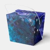 Weltraum-Hintergrund mit Sternen Geschenkschachtel (Rückseite)