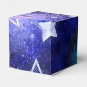 Weltraum-Hintergrund mit Sternen Geschenkschachtel (Rückseite)