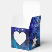 Weltraum-Hintergrund mit Sternen Geschenkschachtel (Geöffnet)