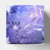 Weltraum-Hintergrund mit Sternen Geschenkschachtel (Oben)