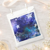 Weltraum-Hintergrund mit Sternen Geschenktütchen (Ausgeschnitten)