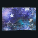 Weltraum-Hintergrund mit Sternen Geschirrtuch<br><div class="desc">Leerzeichen mit Sternen</div>