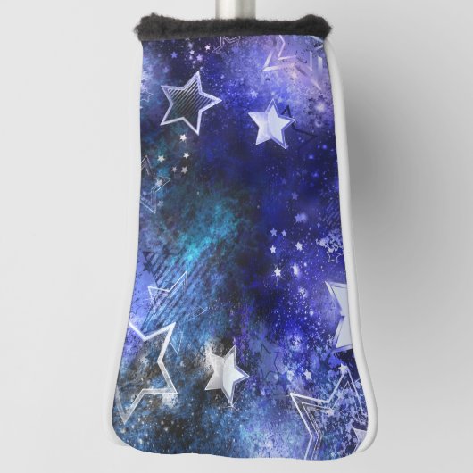 Weltraum-Hintergrund mit Sternen Golf Headcover (Rotieren 90)