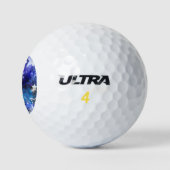 Weltraum-Hintergrund mit Sternen Golfball (Logo)