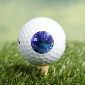 Weltraum-Hintergrund mit Sternen Golfball (Insitu T-Shirt)