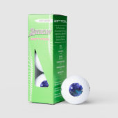 Weltraum-Hintergrund mit Sternen Golfball (Verpackung)