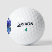 Weltraum-Hintergrund mit Sternen Golfball (Logo)