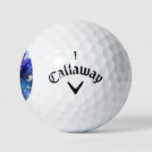 Weltraum-Hintergrund mit Sternen Golfball (Logo)
