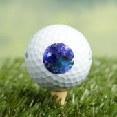 Weltraum-Hintergrund mit Sternen Golfball (Insitu T-Shirt)