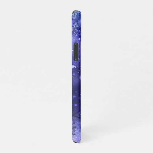 Weltraum-Hintergrund mit Sternen iPhone Hülle (Rechte Seite)