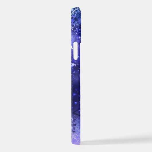 Weltraum-Hintergrund mit Sternen iPhone Hülle (Rechte Seite)