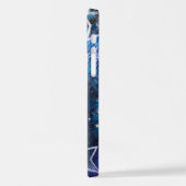 Weltraum-Hintergrund mit Sternen iPhone Hülle (Linke Seite)