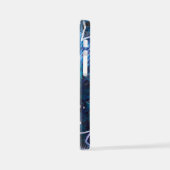 Weltraum-Hintergrund mit Sternen iPhone Hülle (Linke Seite)