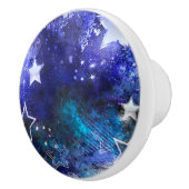 Weltraum-Hintergrund mit Sternen Keramikknauf (Rechts)