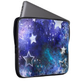 Weltraum-Hintergrund mit Sternen Laptopschutzhülle (Vorne Rechts)