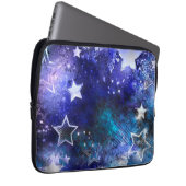 Weltraum-Hintergrund mit Sternen Laptopschutzhülle (Vorne Rechts)
