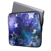 Weltraum-Hintergrund mit Sternen Laptopschutzhülle (Vorderseite Links)