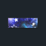 Weltraum-Hintergrund mit Sternen Leinwanddruck<br><div class="desc">Leerzeichen mit Sternen</div>