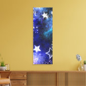 Weltraum-Hintergrund mit Sternen Leinwanddruck (Insitu (Wohnzimmer))