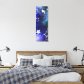 Weltraum-Hintergrund mit Sternen Leinwanddruck (Insitu (Schlafzimmer))