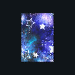 Weltraum-Hintergrund mit Sternen Leinwanddruck<br><div class="desc">Leerzeichen mit Sternen</div>