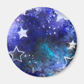 Weltraum-Hintergrund mit Sternen Magnet (Vorne)