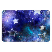 Weltraum-Hintergrund mit Sternen Magnet (Horizontal)