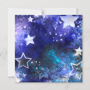 Weltraum-Hintergrund mit Sternen Magneteinladung