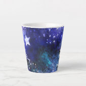 Weltraum-Hintergrund mit Sternen Milchtasse (Vorderseite)