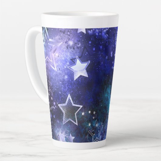 Weltraum-Hintergrund mit Sternen Milchtasse (Linke Ecke)