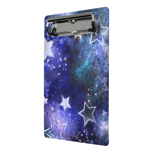 Weltraum-Hintergrund mit Sternen Mini Klemmbrett (Gewinkelt2)