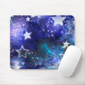 Weltraum-Hintergrund mit Sternen Mousepad (Mit Mouse)