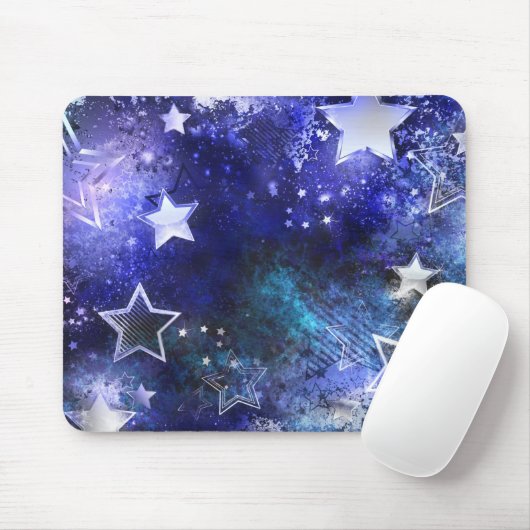 Weltraum-Hintergrund mit Sternen Mousepad (Mit Mouse)