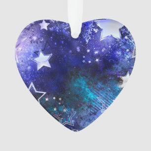 Weltraum-Hintergrund mit Sternen Ornament