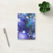 Weltraum-Hintergrund mit Sternen Post-it Klebezettel (Büro)