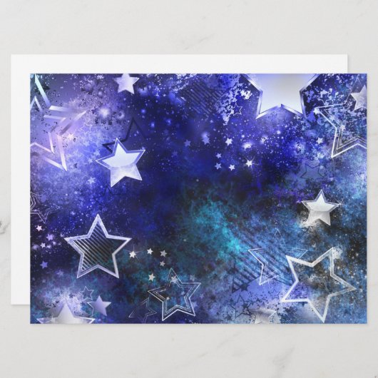 Weltraum-Hintergrund mit Sternen Programm (Vorne/Hinten)