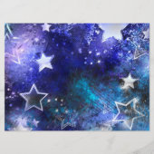 Weltraum-Hintergrund mit Sternen Programm (Vorderseite)