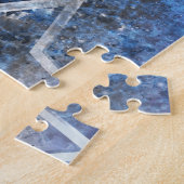 Weltraum-Hintergrund mit Sternen Puzzle (Seite)