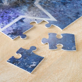 Weltraum-Hintergrund mit Sternen Puzzle (Seite)