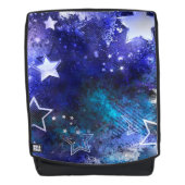 Weltraum-Hintergrund mit Sternen Rucksack (Vorderseite)