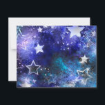 Weltraum-Hintergrund mit Sternen Save The Date<br><div class="desc">Leerzeichen mit Sternen</div>