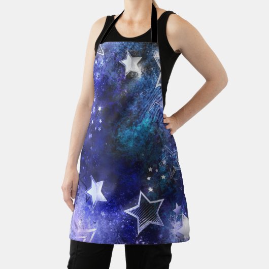 Weltraum-Hintergrund mit Sternen Schürze (InSitu)