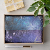 Weltraum-Hintergrund mit Sternen Seidenpapier (Geschenk)