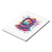 Weltraum-Hundefan-Design Notizblock (Rotiert)
