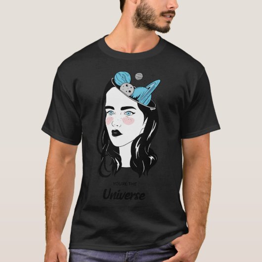Weltraum im Sinn T-Shirt (Vorderseite)