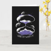 Weltraum Inspirationsquelle Lebensspende Karte (Gelbe Blume)