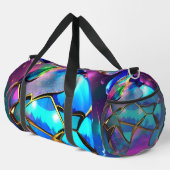 Weltraum Iridescent Globe Duffle Bag (Rechte Ecke)
