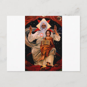 Weltraum Jesus Postkarte